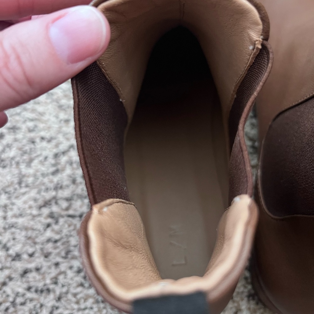 Lauren Manoogian Leather Chelsea Ankle Boots - Picture 9 of 11